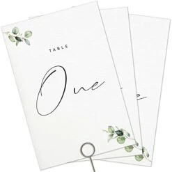 Wedding Table Numbers - Gold Table Numbers For Wedding Reception - Table Number Cards - Table Wedding Number Cards - Table Numbers 1-30 - 4x6 Inches -Wilton Shop 41BrXRpiO0L. AC