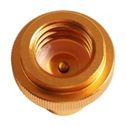 CO2 Adapter Easy To Use With Gasket Directly Replacement Conversion Portable Fittings Quick For Machine Tank Canister Home, Gold -Wilton Shop 41Bt7PgzVlL