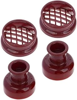 Donut Maker Cutter Non-stick Doughnut Molds 4pcs Fondant Cake Bread Dessert Bakery Moulds Biscuit Stamp Moulds Baking Tool For Home Kitchen Pineapple Shape Pan (Color : Brown, Size : 8.2x8.2cm -Wilton Shop 41BwQHQWG7L. AC 1