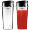 16 Oz Single Serve Blender Cups For Shakes And Smoothies - 2Pcs Ninja Blender Cups Replacement With Flip Top Lid Parts - Single Serve Cup Lid For BL770 BL780 BL660 BL740 BL810 Nutri Ninja Blenders 2 16 Oz Single Serve Blender Cups For Shakes And Smoothies - 2Pcs Ninja Blender Cups Replacement With Flip Top Lid Parts - Single Serve Cup Lid For BL770 BL780 BL660 BL740 BL810 Nutri Ninja Blenders -Wilton Shop 41BxHWd09FL
