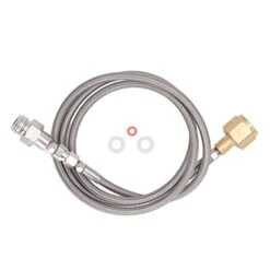 YYQTGG Refilling Connector, Soda Refill Adapter Firm Connection Long Hose Perfect Match Low Magnetic Permeability Stainless Steel Brass For Replacement(CGA320 To TR21-4) -Wilton Shop 41BzkFV6SJL 1