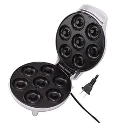 Donut Maker, Donut Making Machine Cold Touch Handle 1200W Heat Resistant With Preheat Indicator Light For Kitchen (US 110V) -Wilton Shop 41C1r2m8ewL 5