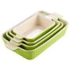 ZLXDP 4-Piece Table Baking Dish Plate Set With Ceramic Handle Oven To Ideal For Lasagne/Pie/Casserole/Tapas(9"/11"/12"/13.3") -Wilton Shop 41C5cnri2iL