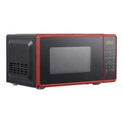 GENERIC JHSF 0.7 Cu Ft Compact Countertop Microwave Oven, Red -Wilton Shop 41C9uxgCm5L