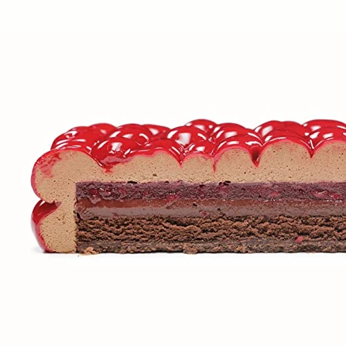 CHERRY Silicone Mold For Baking. Geometric 3D Silicone Mold For Cake Or Mousse. By World Famous Pastry Chef 4 CHERRY Silicone Mold For Baking. Geometric 3D Silicone Mold For Cake Or Mousse. By World Famous Pastry Chef - Image 2