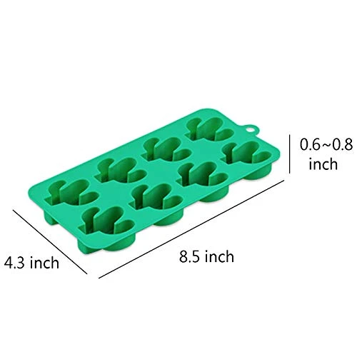 Candy Molds Ice Cube Trays Chocolate Molds, Silicone Molds Including Cactus, Flamingo, Coconut Tree & Pineapple For Making Ice, Jelly, Chocolate, Soap, Pack Of 4 With 2 Droppers. (Multicolor) 3 Candy Molds Ice Cube Trays Chocolate Molds, Silicone Molds Including Cactus, Flamingo, Coconut Tree & Pineapple For Making Ice, Jelly, Chocolate, Soap, Pack Of 4 With 2 Droppers. (Multicolor)