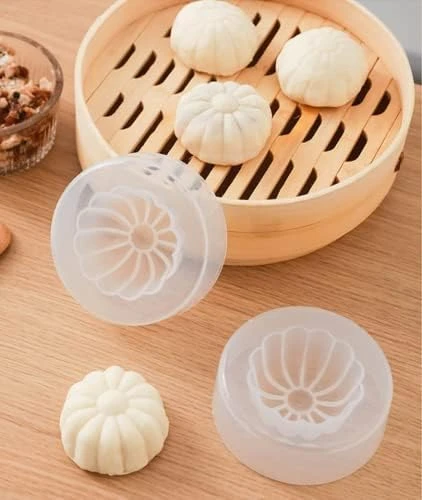 Chinese Style 2.4 Inch Baozi Maker Non-Stick Plastic Baozi Maker Steamer Dumpling Maker Handmade Bun Making Mold Pastry Pie Baozi Bun Cooking Tools Kitchen Baking Accessories (2 Pack) 7 Chinese Style 2.4 Inch Baozi Maker Non-Stick Plastic Baozi Maker Steamer Dumpling Maker Handmade Bun Making Mold Pastry Pie Baozi Bun Cooking Tools Kitchen Baking Accessories (2 Pack) - Image 5