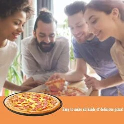 Pizza Pan With Holes,Nonstick Carbon Steel Round Bakeware,Oven Pizza Baking Supplies For Home Kitchen,2-Piece (9&13inch) 13 Pizza Pan With Holes,Nonstick Carbon Steel Round Bakeware,Oven Pizza Baking Supplies For Home Kitchen,2-Piece (9&13inch) -Wilton Shop 41ClYZRGZ9L
