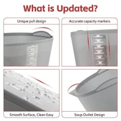 ™, Silicone Crock Pot Liners Reusable Insert, Fit 6QT Oval & Round Slow Cooker Divider Liner, Premium Food-Safe Silicone (Grey) -Wilton Shop 41D2sdYi1YL