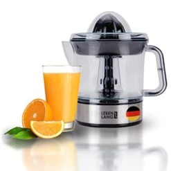 – Electric Juicer Max Juice Yield | Citrus Juicer + 2 Cones 40W | Lemon, Lime, Orange, Fresh Fruit Juice Squeezer Machine | Automatic Lever Press Extractor | Exprimidor De Naranjas Electrico