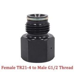 VaVoger Soda CO2 Pressure Regulator Adapter For Aquariums Homebrew,Female TR21-4 Soda Cylinder To Male G1/2 Paintball Co2 Tank -Wilton Shop 41DC9Qv8dNL