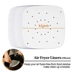 Square Air Fryer Accessories 11 Pcs With Recipe Cookbook Compatible For Philips Air Fryer, COSORI And Other Square AirFryers And Oven, Deluxe Deep Fryer Accessories Set Of 12 (8 Inch) 13 Square Air Fryer Accessories 11 Pcs With Recipe Cookbook Compatible For Philips Air Fryer, COSORI And Other Square AirFryers And Oven, Deluxe Deep Fryer Accessories Set Of 12 (8 Inch) -Wilton Shop 41DPuQeSPzL