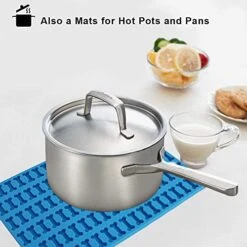 Silicone Dog And Cat Treat Molds,(2 Pack) Non-Stick Food Grade Silicone Molds For Chocolate, Candy,Cookies,Biscuit, Jelly, Ice Cube, Hademade Dog Treat Molds(Bones And Fishes 2 Pack) -Wilton Shop 41DQueWJ6mL