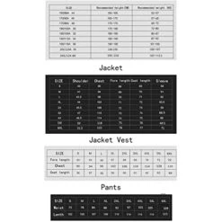 Men's Jacquard Wedding Suit Set Shawl Lapel Slim Fit 3 Pieces Set Plus Size Tuxedo Set -Wilton Shop 41DZimRuk0L