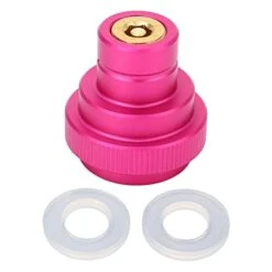 Soda CO2 Adapter, Polished Surface Wear Resistance CO2 Cylinder Connector Good Sealing Male Thread For Maintenance (Pink) -Wilton Shop 41DbRHBc21L 3