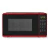 GENERIC JHSF 0.7 Cu Ft Compact Countertop Microwave Oven, Red