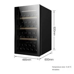 ATAAY Red And White Wines, Champagne Coolers, Free-Standing Single-Zone Refrigerators And Cellar Coolers, Digital Temperature Control -Wilton Shop 41Dd5ygjDlL