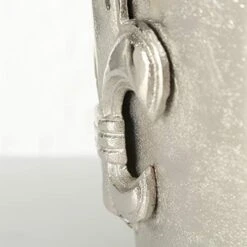 WHW Whole House Worlds Luxury Champagne Bucket Wine Cooler, French Flair, Fleur De Lis Crest, Hand Cast Aluminum, Old World Craft Finish, Up To 8 Bottles, 14 1/4 L X 11 1/2 W X 9 3/4 -Wilton Shop 41DmtVyCG8L