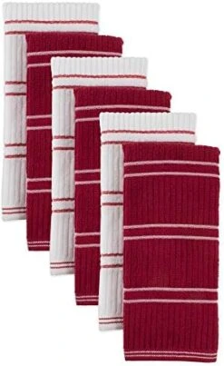 Basic Ribbed Terry Kitchen Basics Collection, Gray, Kitchen Set, 8 Piece -Wilton Shop 41DrTuRFTIL. AC