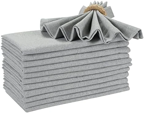 Linen Flax Cotton Cloth Dinner Napkin 18x18" Natural With Hemstitched,Wedding Napkins, Cocktails Napkins, Fabric Napkins, Cotton Napkins Mitered Corners , Machine Washable Dinner Napkins, Set Of 12 17 Linen Flax Cotton Cloth Dinner Napkin 18x18" Natural With Hemstitched,Wedding Napkins, Cocktails Napkins, Fabric Napkins, Cotton Napkins Mitered Corners , Machine Washable Dinner Napkins, Set Of 12 - Image 15