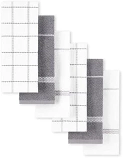 Odern Waffle Kitchen Towel Set 6-Pack, Grey, 16"x28" 14 Odern Waffle Kitchen Towel Set 6-Pack, Grey, 16"x28" -Wilton Shop 41DyA522X8L. AC