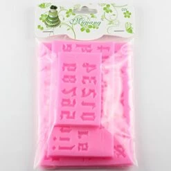 Number Chocolate Mould Silicone Letter Mold Candy Making Alphabet Fondant Molds Set Of 3