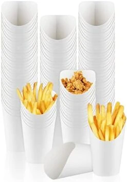 120 Pieces French Fry Holder Cups 14 Ounces Disposable Take Out Party Baking Supplies Waffle Paper Popcorn Boxes Sandwich Ice Cream Holder For Wedding Birthday Party, Black -Wilton Shop 41EAlKb2pOL. AC