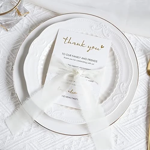 Wedding Thank You Place Setting Cards, 50 Pieces Place Cards For Table Setting, Table Place Cards For Wedding Favors, Receptions, Dinner Parties, Events And Celebrations (4 X 6 In, Floral) 14 Wedding Thank You Place Setting Cards, 50 Pieces Place Cards For Table Setting, Table Place Cards For Wedding Favors, Receptions, Dinner Parties, Events And Celebrations (4 X 6 In, Floral) - Image 12