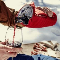 - The Caddy Wine Bag - Wine Chiller & Insulated Bottle Bag, Merlot & Tan -Wilton Shop 41EFVbewh4L