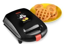 Wilton Shop 21 Disney DCM-9 Mickey Mini Waffle Maker, Black