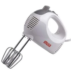 MUSA USA Hand Mixer With Case 5-Speed ,White
