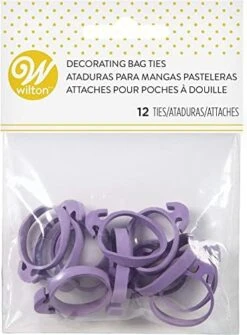 Wilton Icing Bag Ties, 12-Count - Rubber Icing Bag Ties -Wilton Shop 41EKhEyw7nL. AC