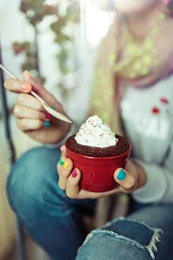 Emile Henry H024009 The N ° 9 Set Of 2 Ramekins Ceramic Beige Clay 9 X 9 X 5.5 Cm -Wilton Shop 41EP88TSv9L