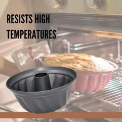 Non-stick Donut Pan 10 Inches Diameter X 4 Inches Bottom Non-Stick Cake Pans Fluted Cake Pans For Baking Jelly Pan Pancake Pan Pancake Baking Pan Box Loaf Pan Loaf Pans Mold -Wilton Shop 41EPqpX0nBL