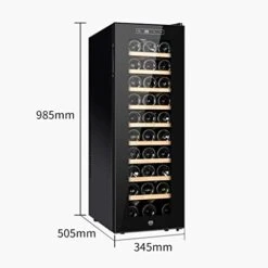 ATAAY 30 Bottle Thermoelectric Wine Cooler/Chiller, Counter Top Red & White Wine Cellar, Wide Area Constant Temperature/Smart Touch Operation/Air-Cooled And Frost-Free -Wilton Shop 41ERIdb0XGL