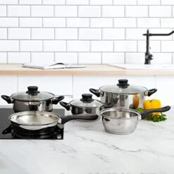 Quid BATERIA 5P INOX Habitat QD Kitchen Battery, Estandar, Steel 6 Quid BATERIA 5P INOX Habitat QD Kitchen Battery, Estandar, Steel -Wilton Shop 41EU1WFkdPL