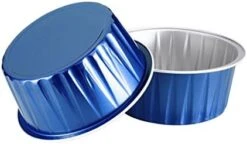 5oz 3 2/5" Set Of 24 Disposable Aluminum Foil Cups 125ml For Muffin Cupcake Baking Bake Utility Ramekin Cup (Dimand Lids) -Wilton Shop 41EVBG7DtxL. AC