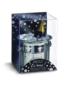 Kitchen Champagne Bottle In Ice Bucket Cooking Timer