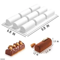 3D Apple Cake Round Silicone Mold For Baking Dessert, Jelly, Ice Cream & Silicon Cake Mold For Baking With 9 Cavities For Cooking Cake, Roll, Chocolate 12 3D Apple Cake Round Silicone Mold For Baking Dessert, Jelly, Ice Cream & Silicon Cake Mold For Baking With 9 Cavities For Cooking Cake, Roll, Chocolate -Wilton Shop 41EVnGQYbEL