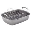 Circulon Nonstick Roasting Pan / Roaster With Rack - 17 Inch X 13 Inch, Gray -Wilton Shop 41EZJLeO6PL