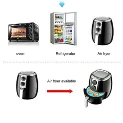 GENERIC Food Tray Baking Silicone Moulds Fryer Home Round Tray Silicone Baking Air Fryer Mould (black, 18x18x5cm) -Wilton Shop 41EZqKRYTHL