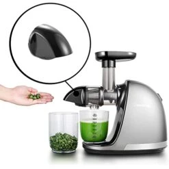 AMZCHEF Juicer End Cap,Slow Juicer Replacement Part Compatible With AMZCHEF 1501 And 3001,AMZCHEF Masticating Juicer Attachment,Black -Wilton Shop 41EbpEIXn4L