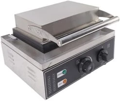 Commercial Electric Donut Maker Intelligent Heater Double Sided Heater Electric Donut Maker Machine For Bakery For Bar (US Plug 110V) -Wilton Shop 41Ed DjNLnL. AC