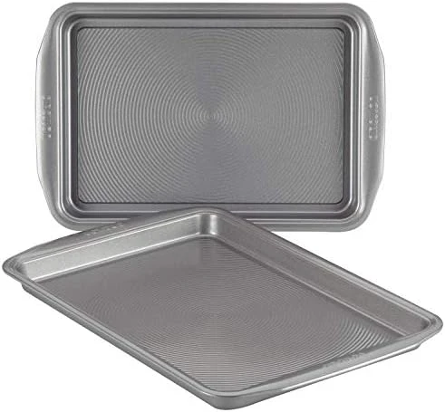 Nonstick Bakeware Set, Nonstick Cookie Sheet / Baking Sheet - 2 Piece, Gray 12 Nonstick Bakeware Set, Nonstick Cookie Sheet / Baking Sheet - 2 Piece, Gray - Image 10