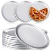 12 Pieces Pizza Pan Bulk Restaurant Aluminum Pizza Pan Set Round Pizza Pie Cake Plate Rust Free Pizza Pie Cake Tray For Oven Baking Home Kitchen Restaurant Easy Clean And Dishwasher Safe (8 Inch) -Wilton Shop 41EgjNiLmCL