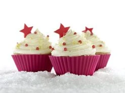 Lekue Red Silicone 6-Cup Muffin Mold -Wilton Shop 41EhHbnqXxL