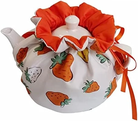 Vintage Handmade Tea Cozy, Nature Cotton Teapot Dust Proof Cover Insulated Kettle Tea Warmer For Home Kitchen Decor Tea Cozies For Hotel Restaurant Tea Party 7 Vintage Handmade Tea Cozy, Nature Cotton Teapot Dust Proof Cover Insulated Kettle Tea Warmer For Home Kitchen Decor Tea Cozies For Hotel Restaurant Tea Party - Image 5