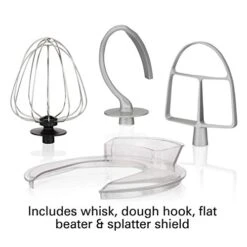 Hamilton Beach Electric Stand Mixer, 4 Quarts, Silver & 12-Cup Stack & Snap Food Processor & Vegetable Chopper, Black (70725A) -Wilton Shop 41EqWQ8KynL