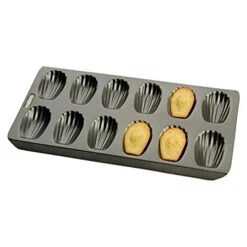 Professional 12-Cup Non-Stick Madeleine Pan, 15.75-Inch-by-7.75-Inch 6 Professional 12-Cup Non-Stick Madeleine Pan, 15.75-Inch-by-7.75-Inch -Wilton Shop 41EsuERfZ3S