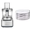 8 Cup Food Processor By Cuisinart, 350-Watt Motor, Medium To Fine Slicing Discs, FP-8SV & DLC-DH Disc Holder, White